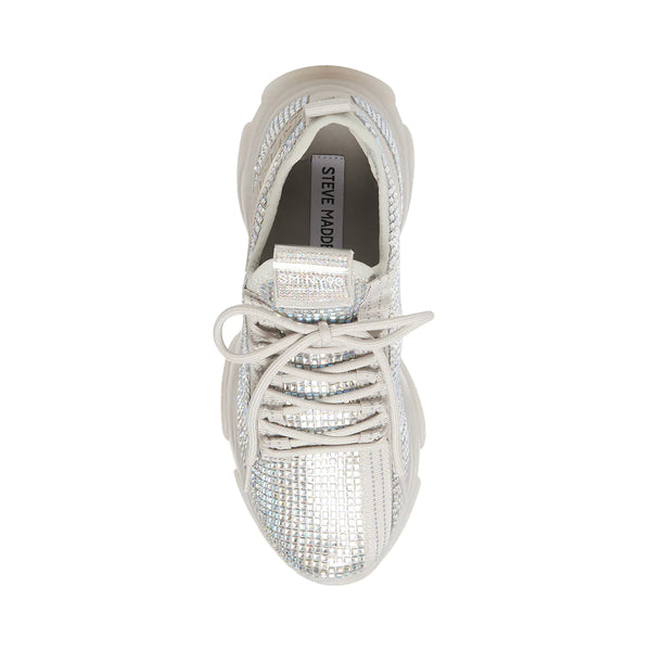 MAXIMA White Rhinestones Sneakers  Women's Sneakers – Steve Madden