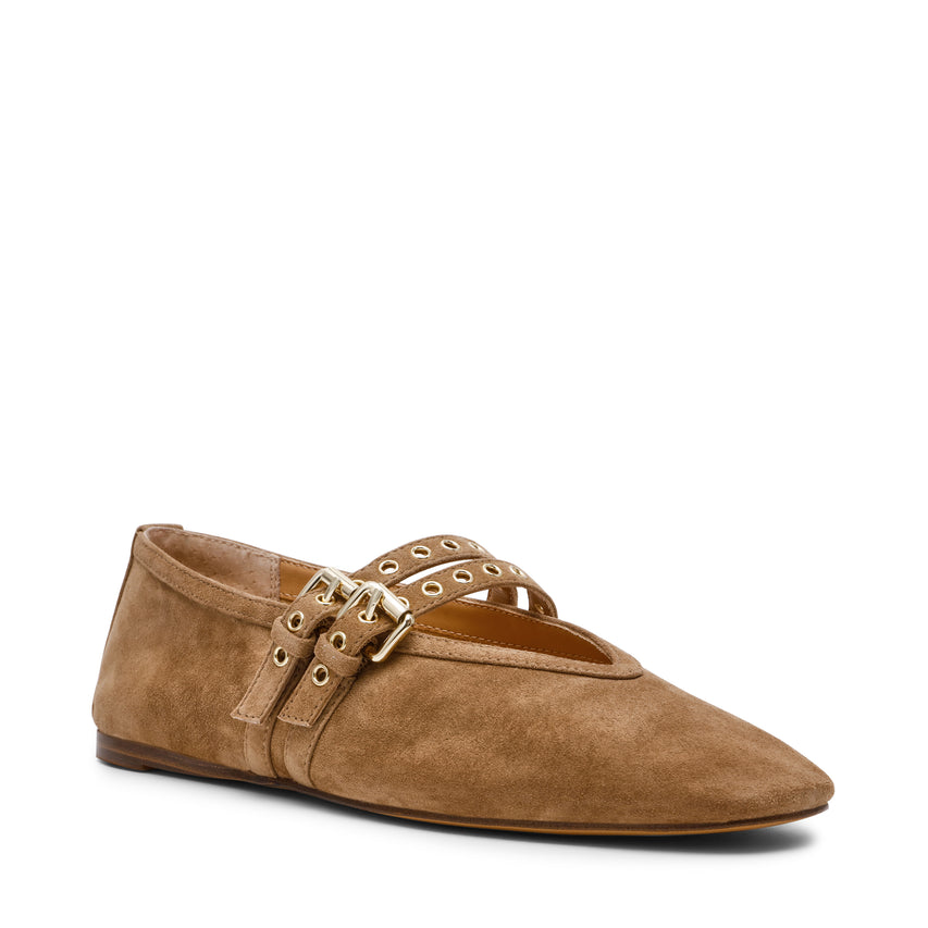 Lydia Flat Shoe TAUPE SUEDE - view 2