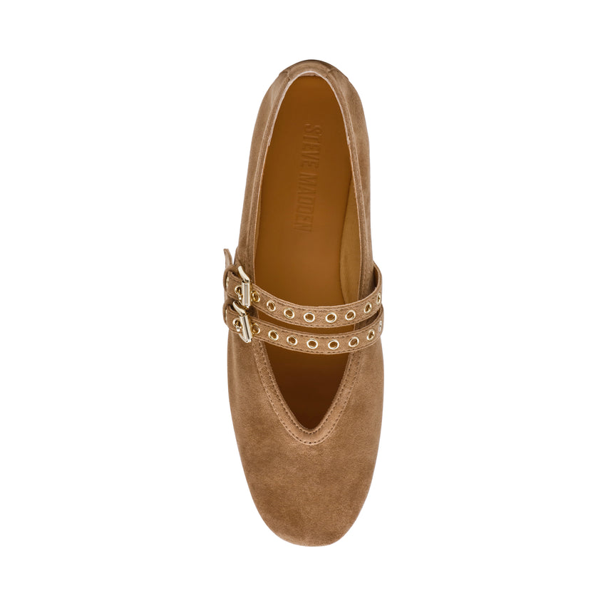 Lydia Flat Shoe TAUPE SUEDE - view 6