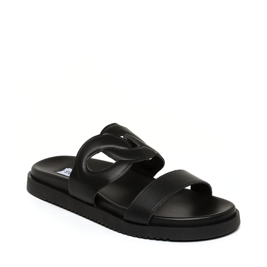 Myrtle Sandal BLACK LEATHER - view 2