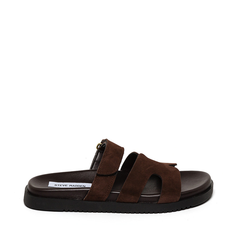 Missile-E Sandal DRK BRN SUEDE