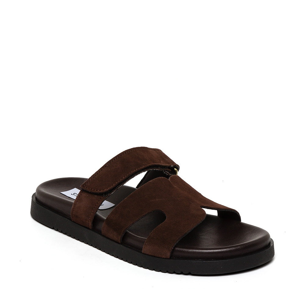 Missile-E Sandal DRK BRN SUEDE