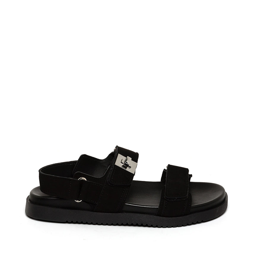 Mona-E Sandal BLACK SUEDE