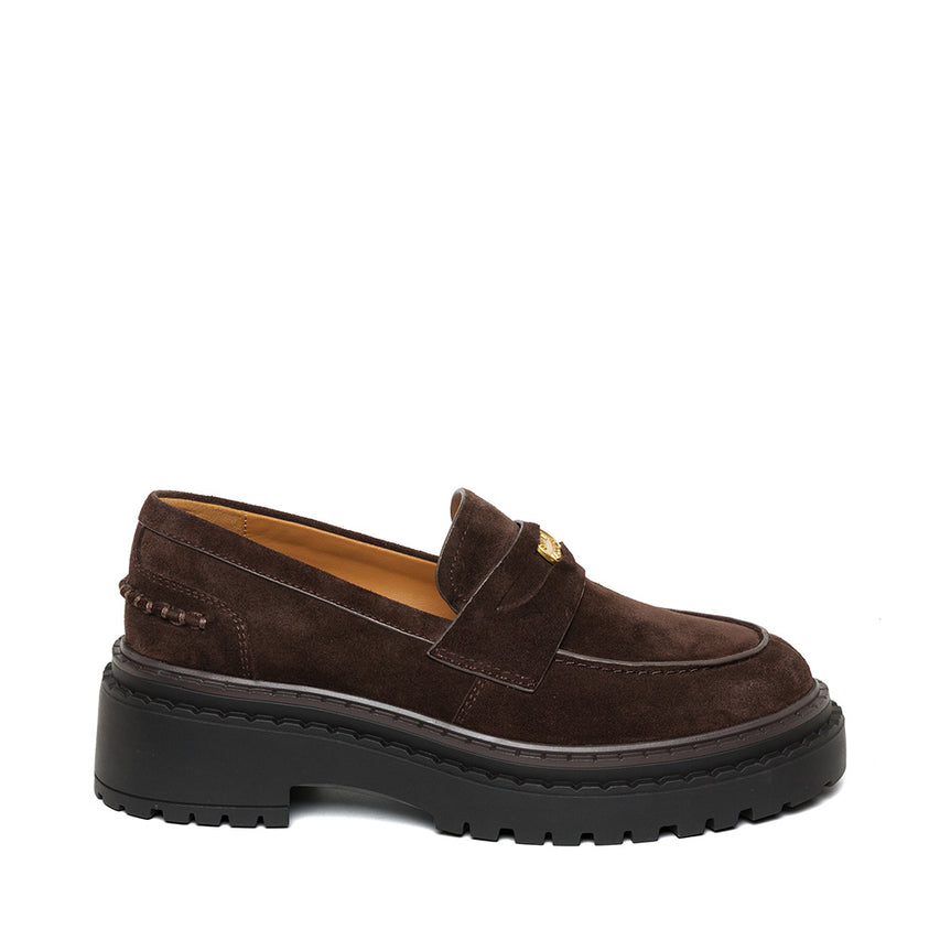 Pursuit Flat Shoe BROWN SUEDE