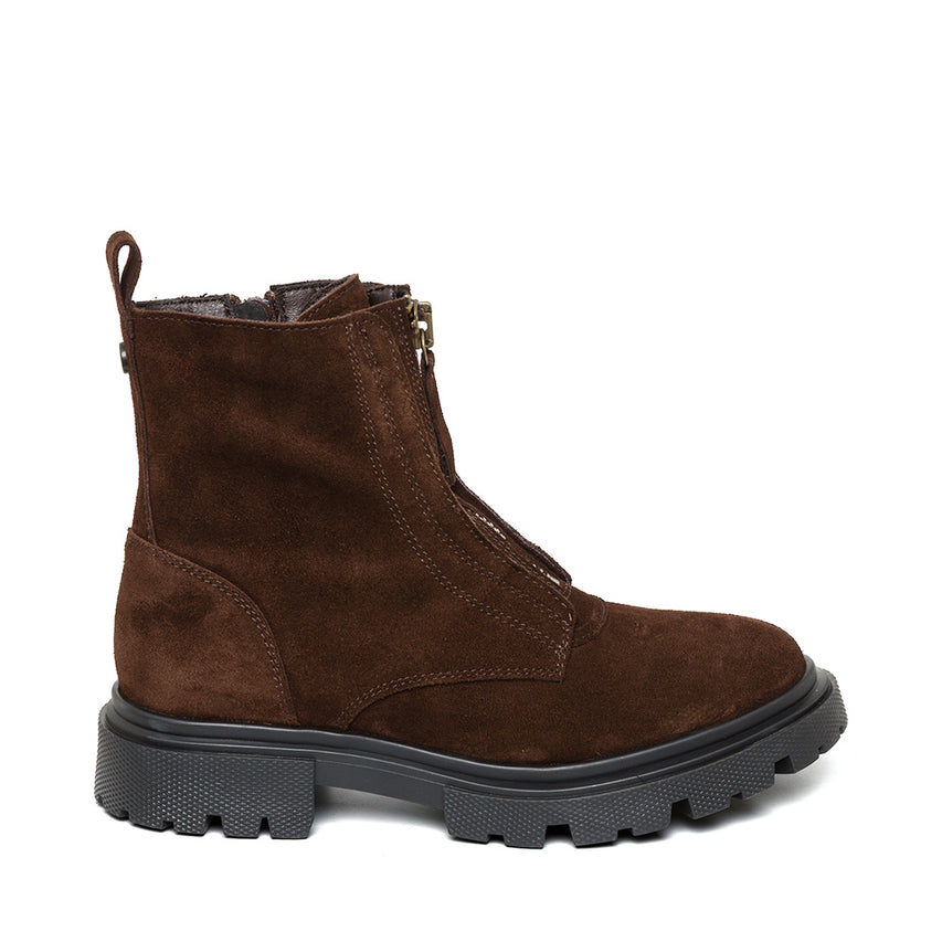 Rilana Bootie DK BROWN SUEDE