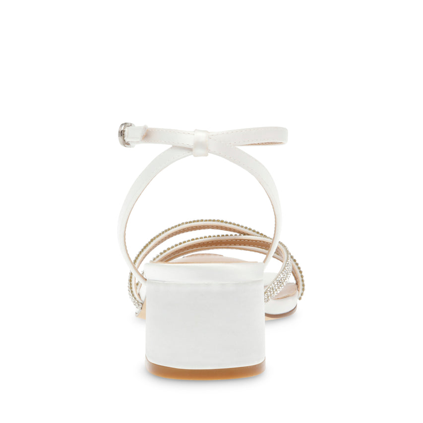 Gabby Sandal IVORY SATIN