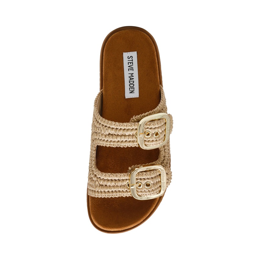 Miramar Sandal NAT RAFFIA