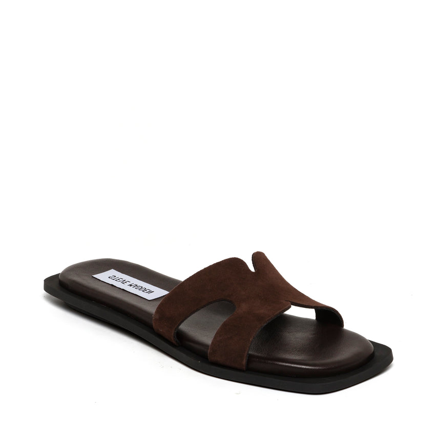 Sofia Slide DRK BRN SUEDE