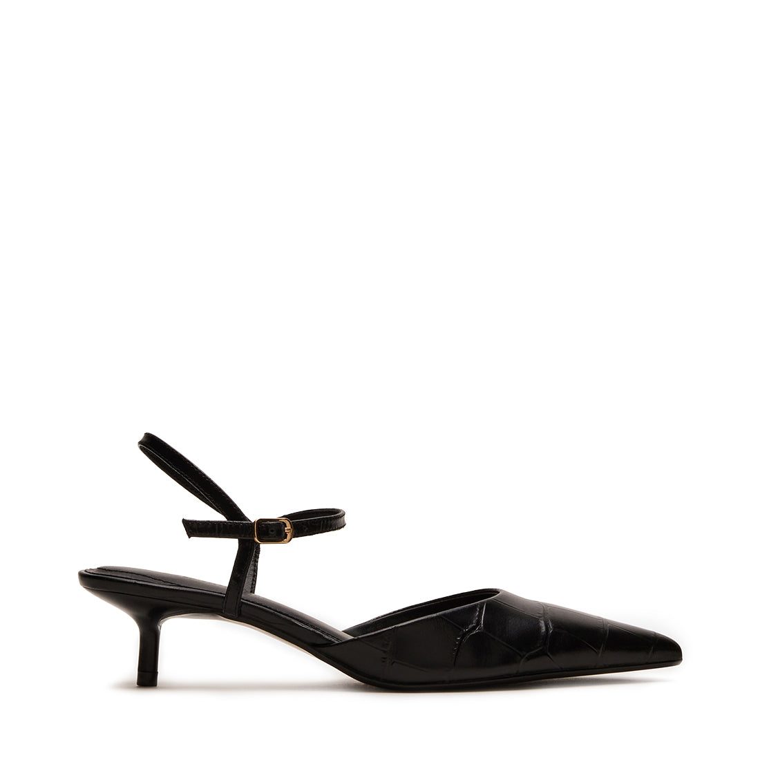 Adelaide Pump BLACK CROCO