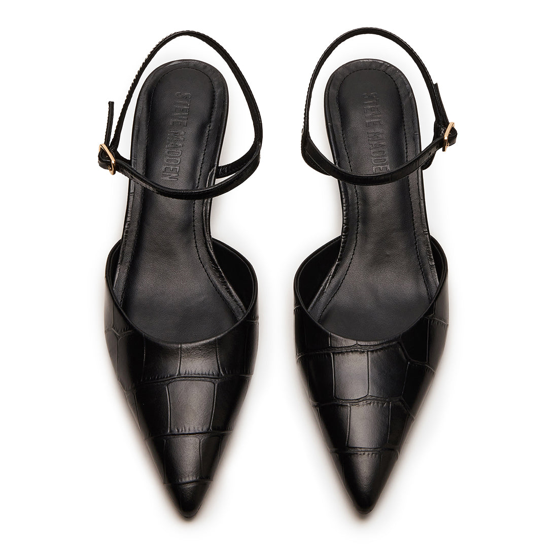 Adelaide Pump BLACK CROCO