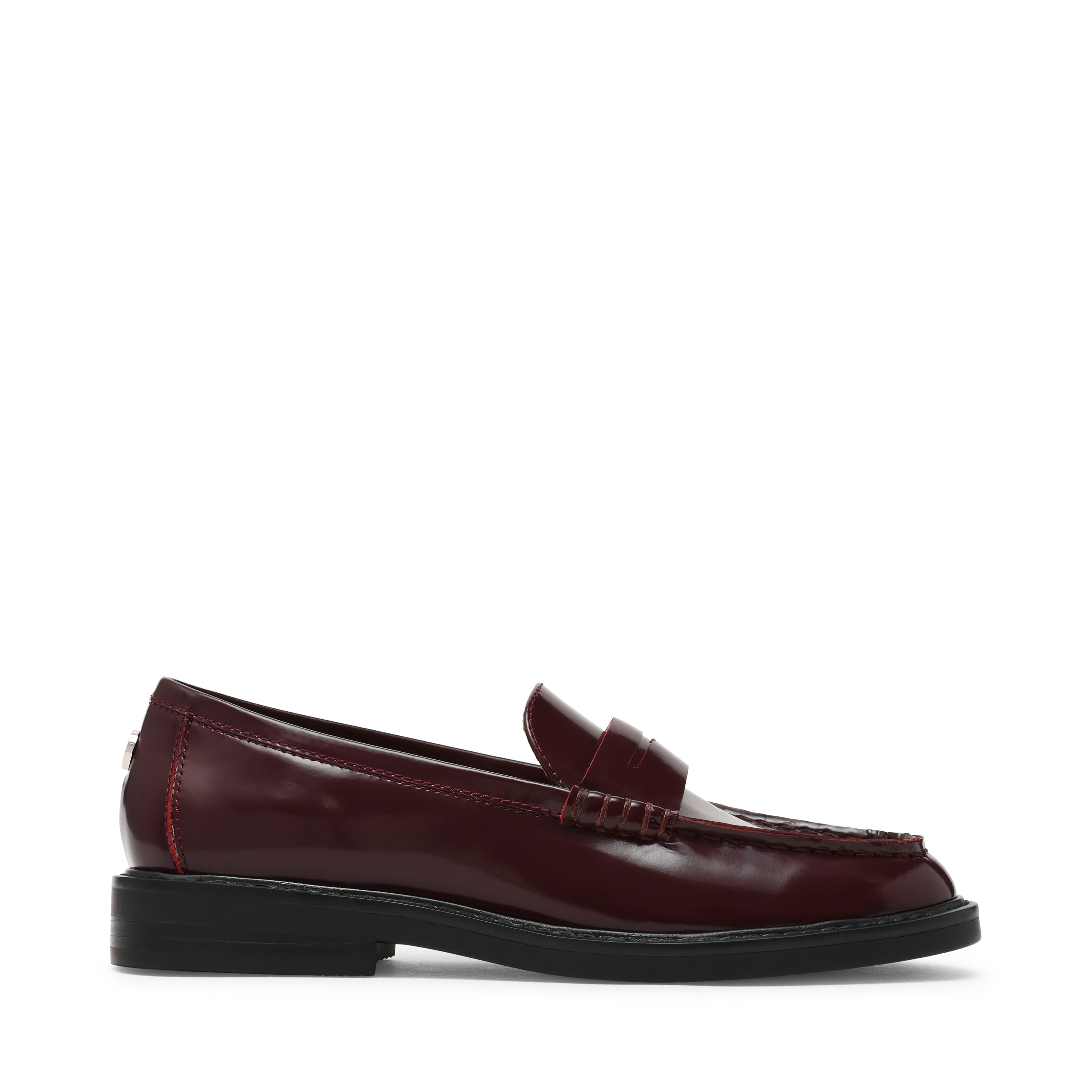 Adison Flat Shoe WINE LEATHER