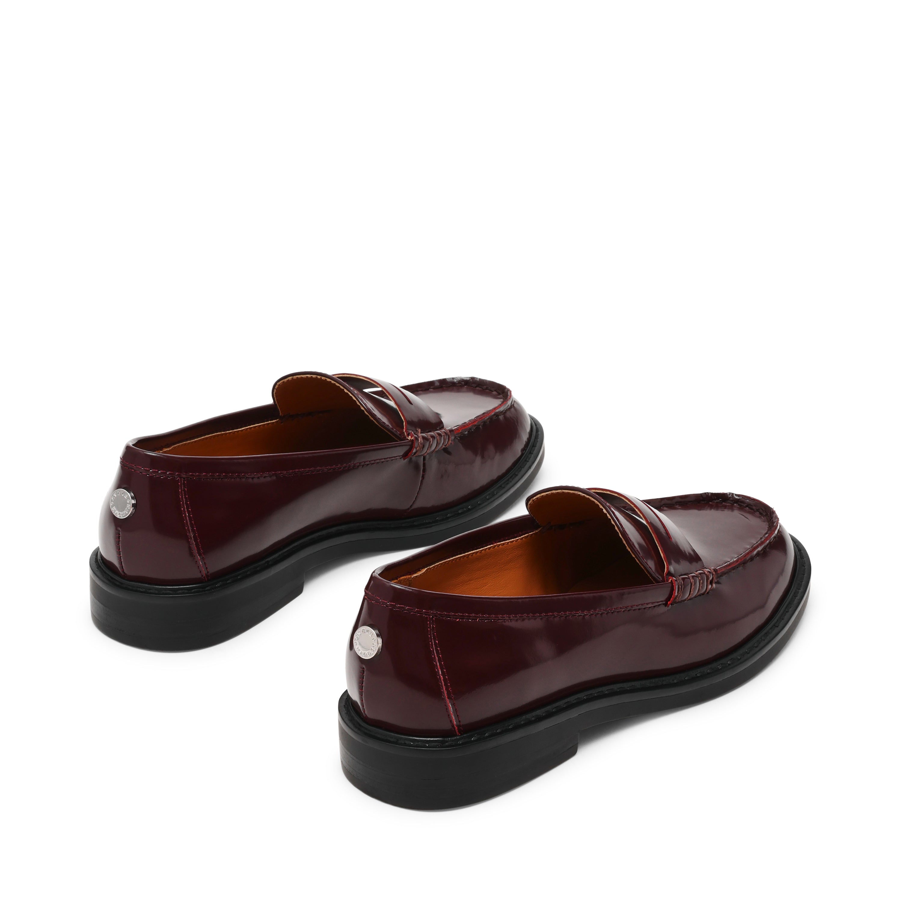 Adison Flat Shoe WINE LEATHER