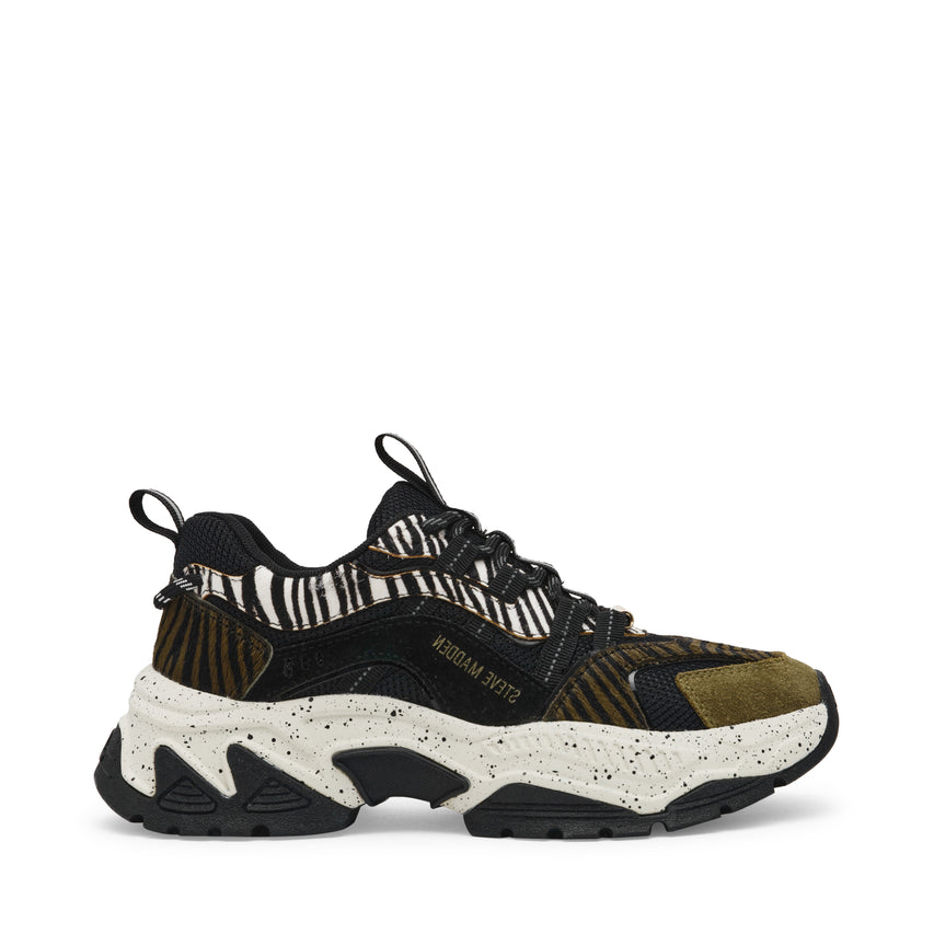 Animates-LE Sneaker OLV ZEBRA