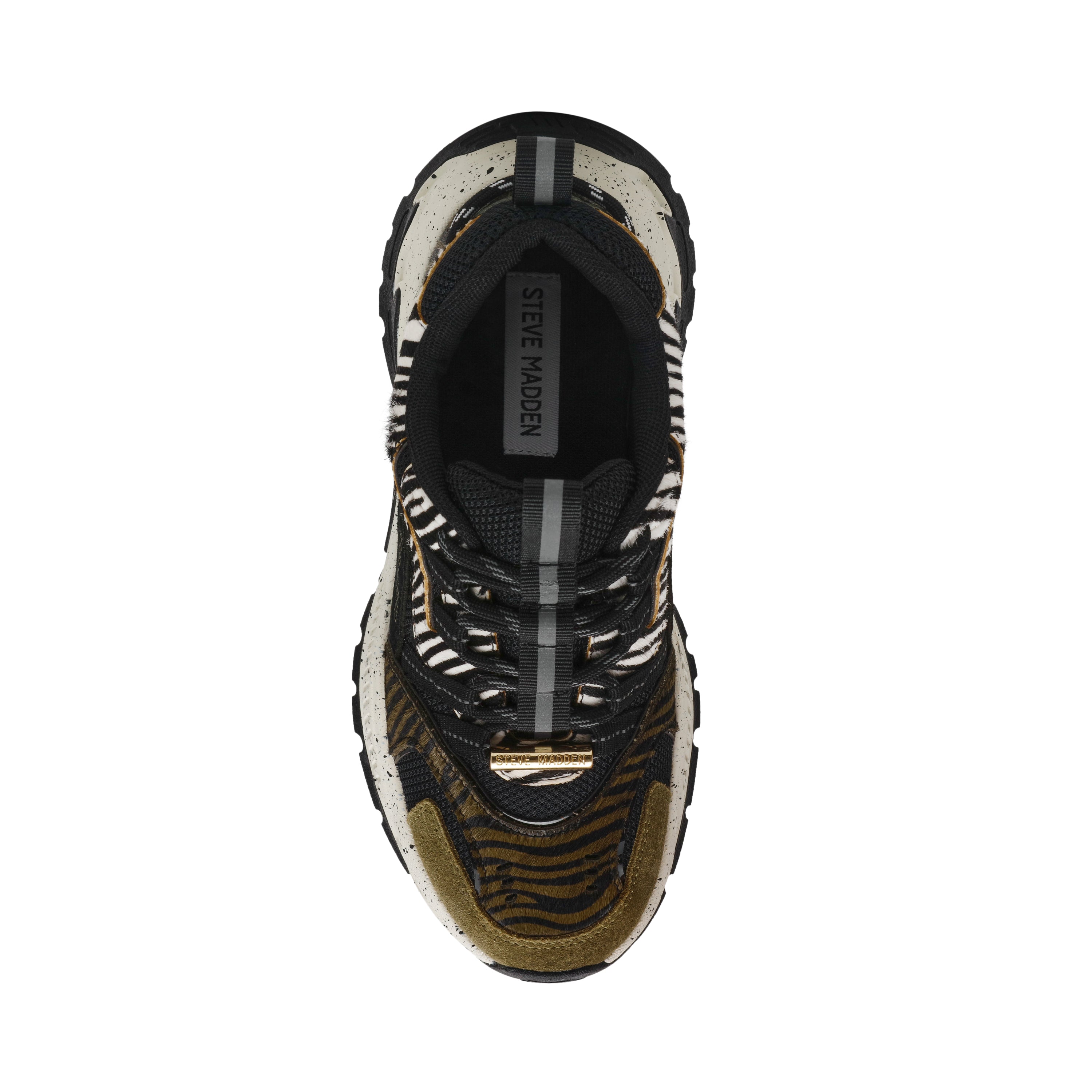 Animates-LE Sneaker OLV ZEBRA