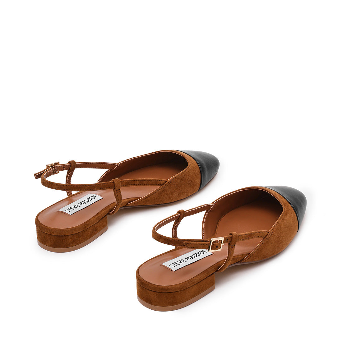 Belinda Flat Shoe DK CHESTNUT BLK