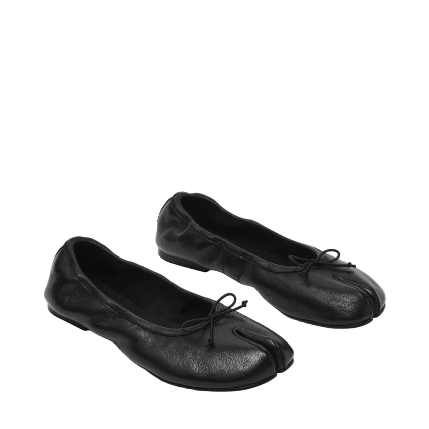 Carin Flat Shoe BLACK LEATHER