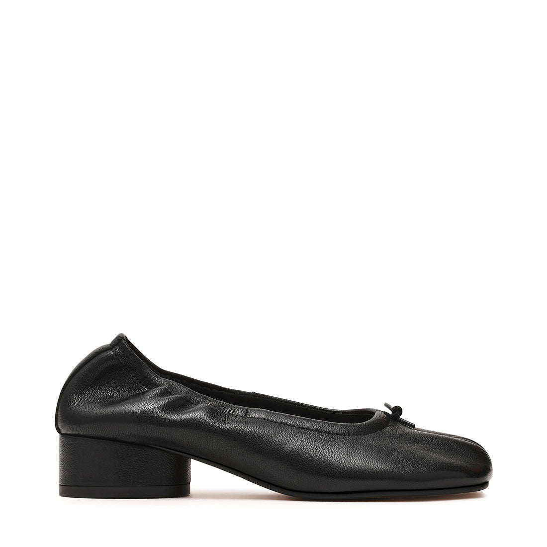 Cyra Flat Shoe BLACK LEATHER
