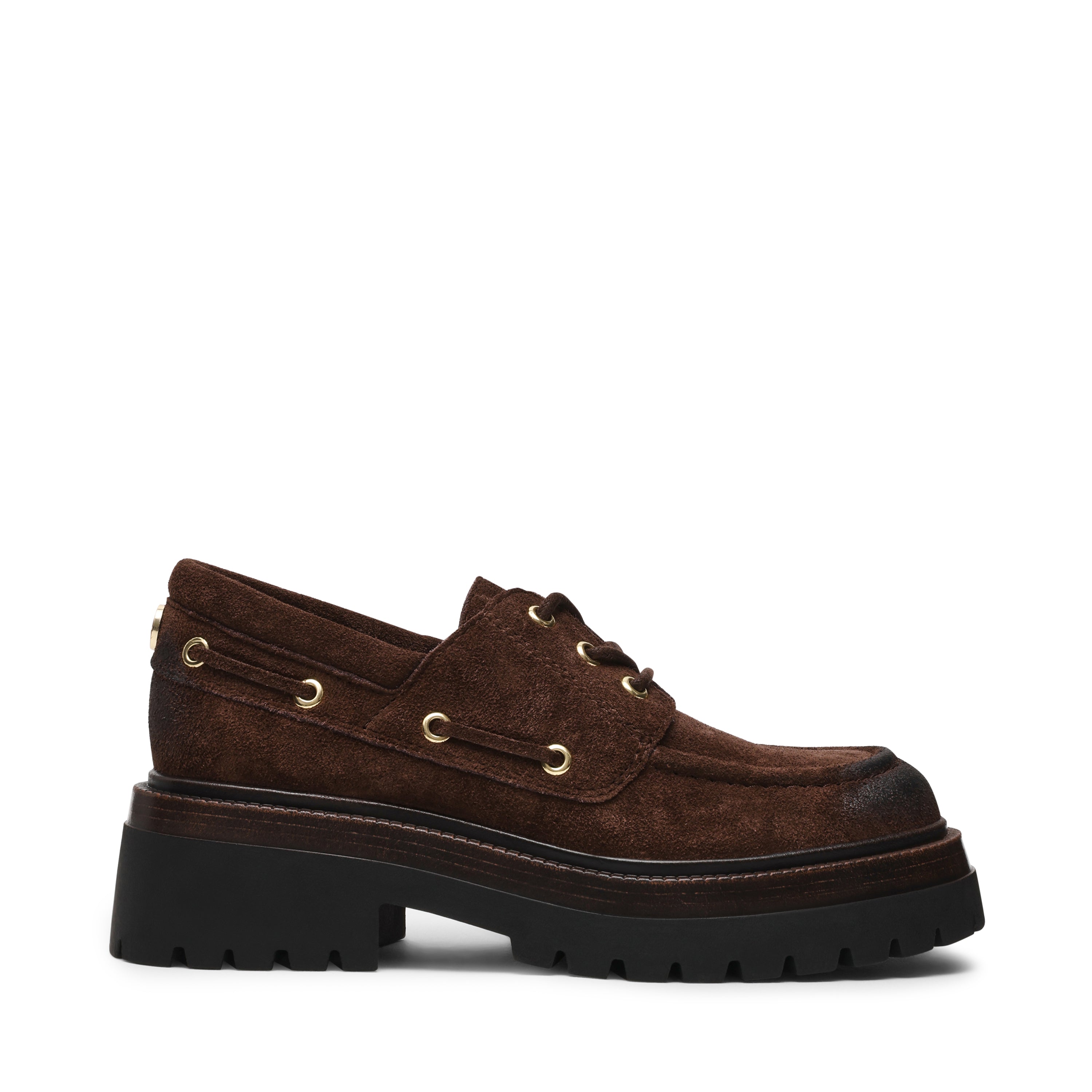 Detroit Flat Shoe BROWN SUED