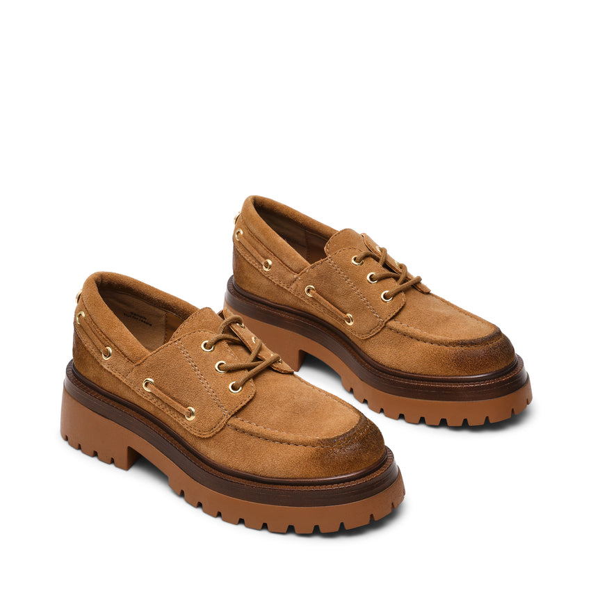 Detroit Flat Shoe TAUPE SUED