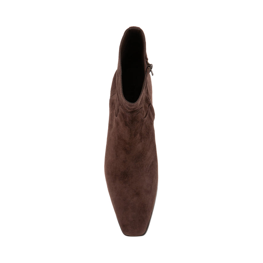 Dusty Bootie CHOCOLATE BROWN SUEDE