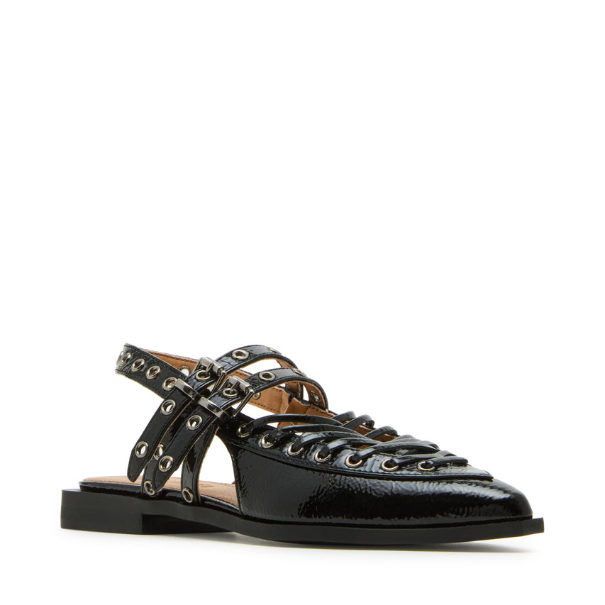 Galanti Flat Shoe BLACK PATENT