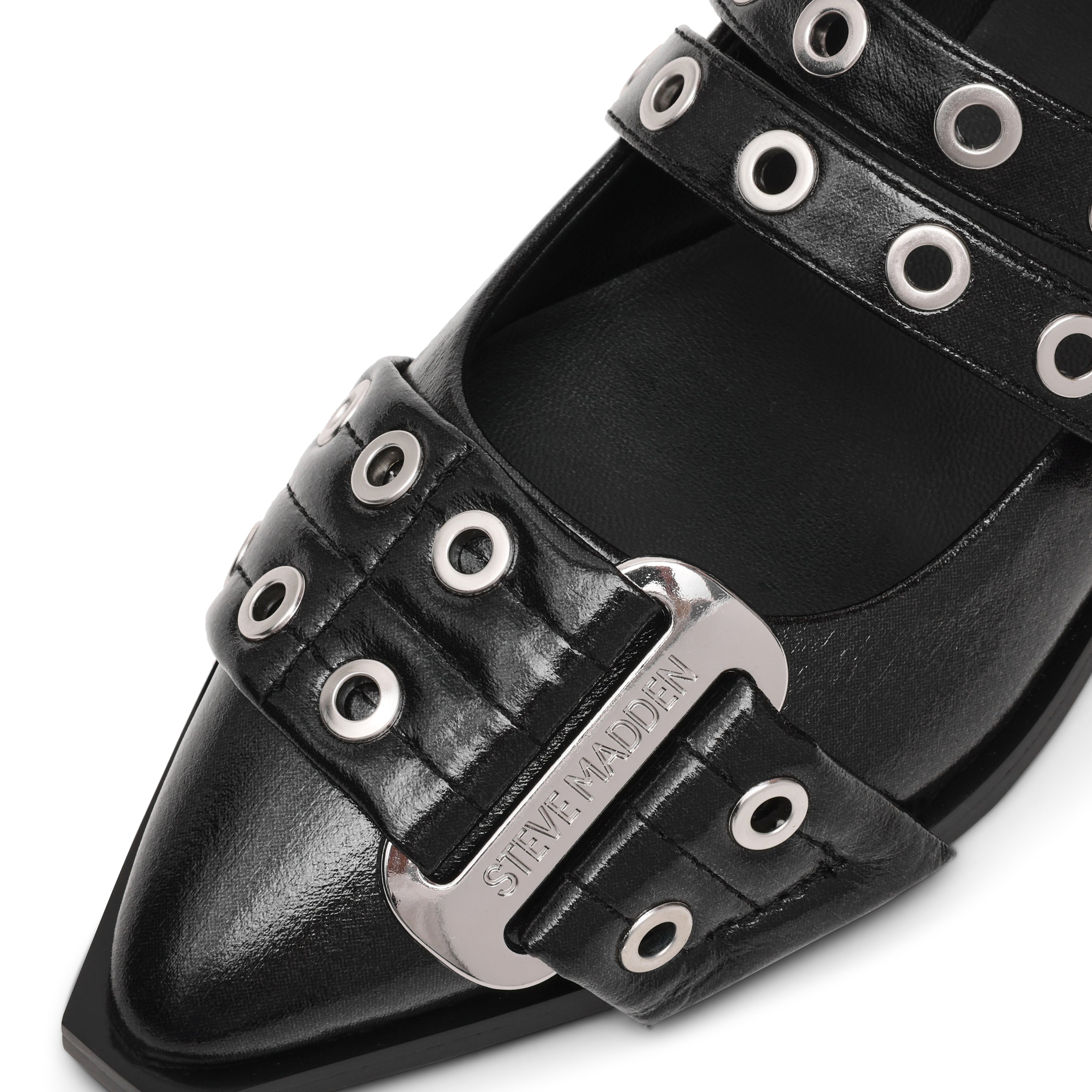 Grander Flat Shoe BLK CRINKLE