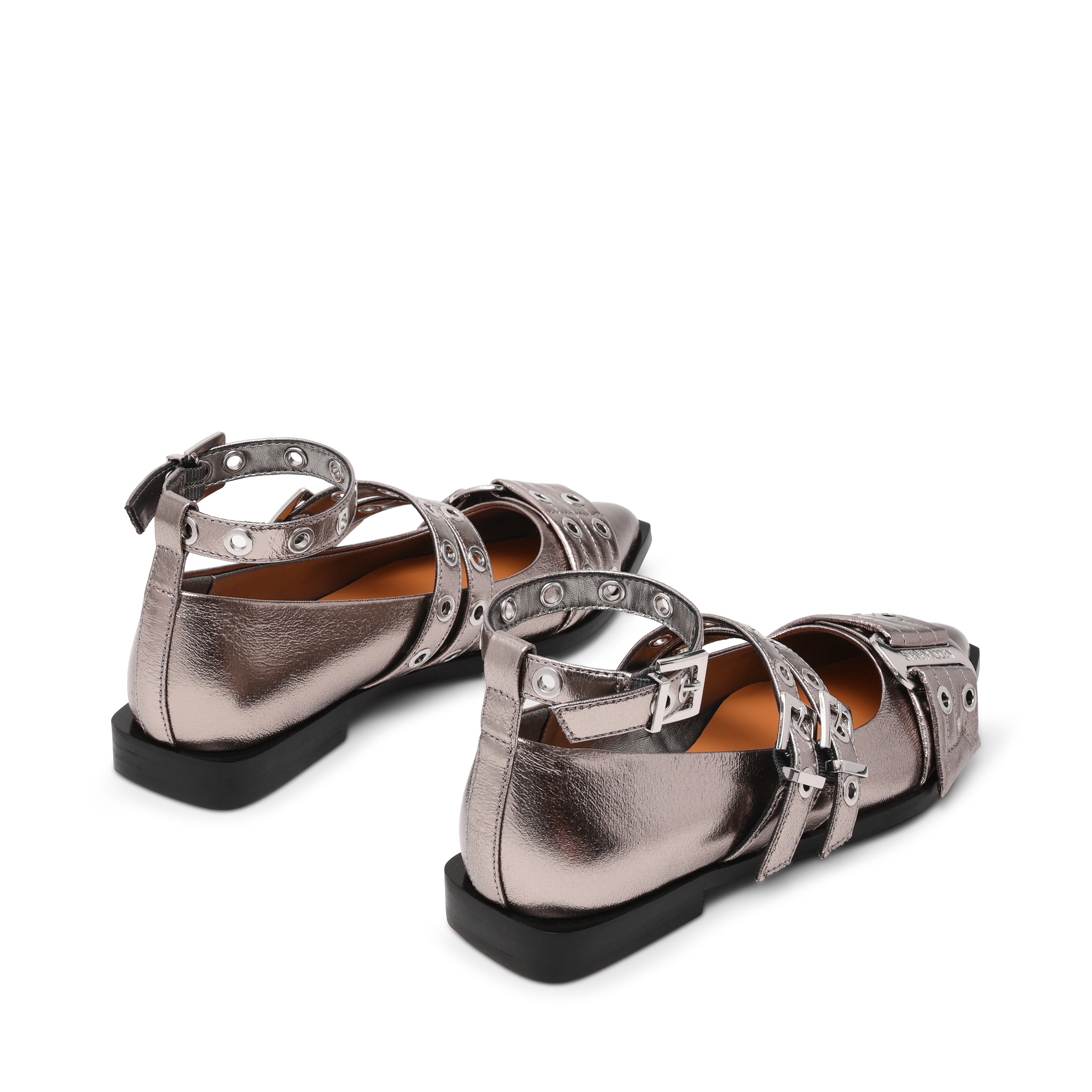 Grander Flat Shoe PEW CRINKLE