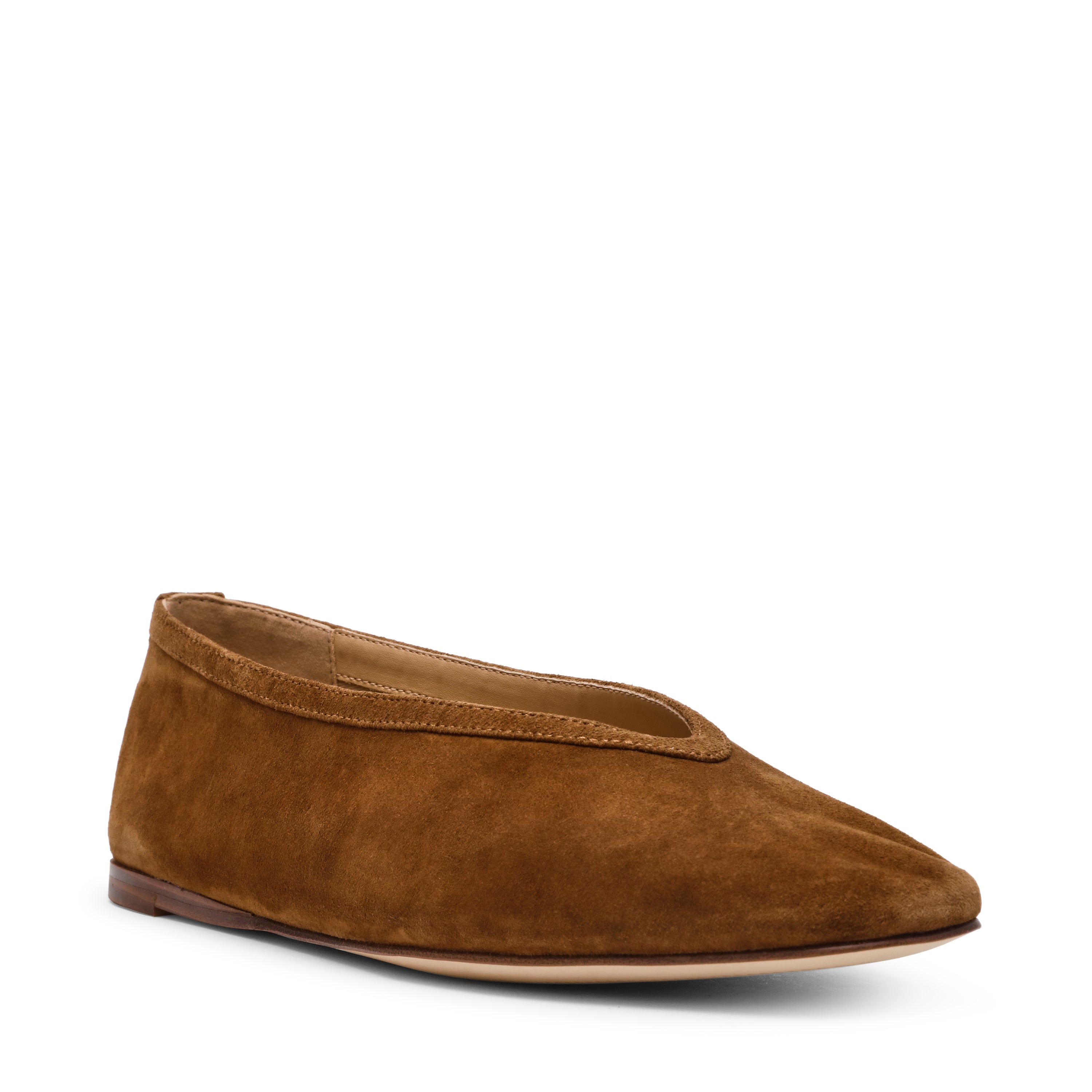 Leni Flat Shoe CHESTNUT SUEDE