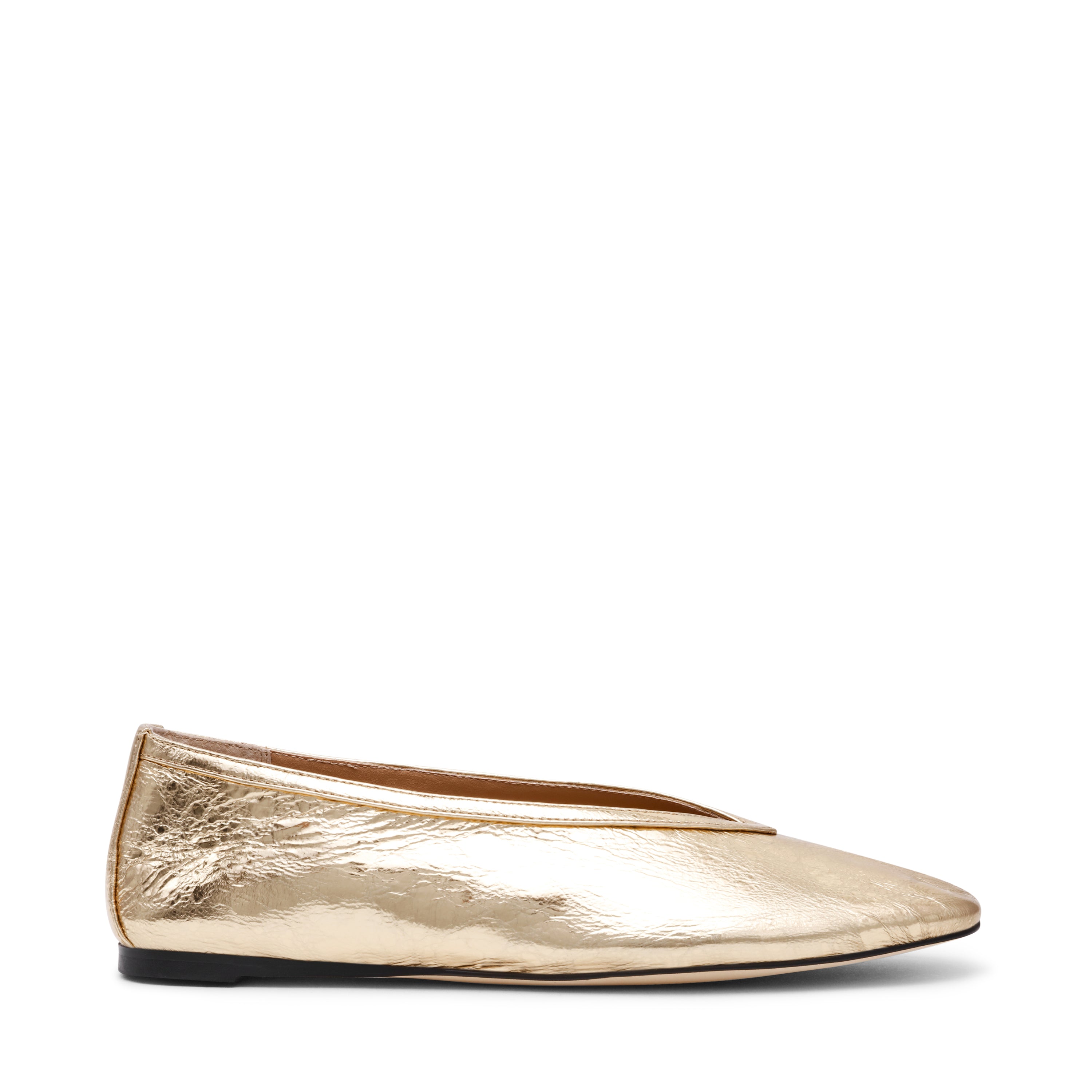 Leni Flat Shoe GOLD LEATHER