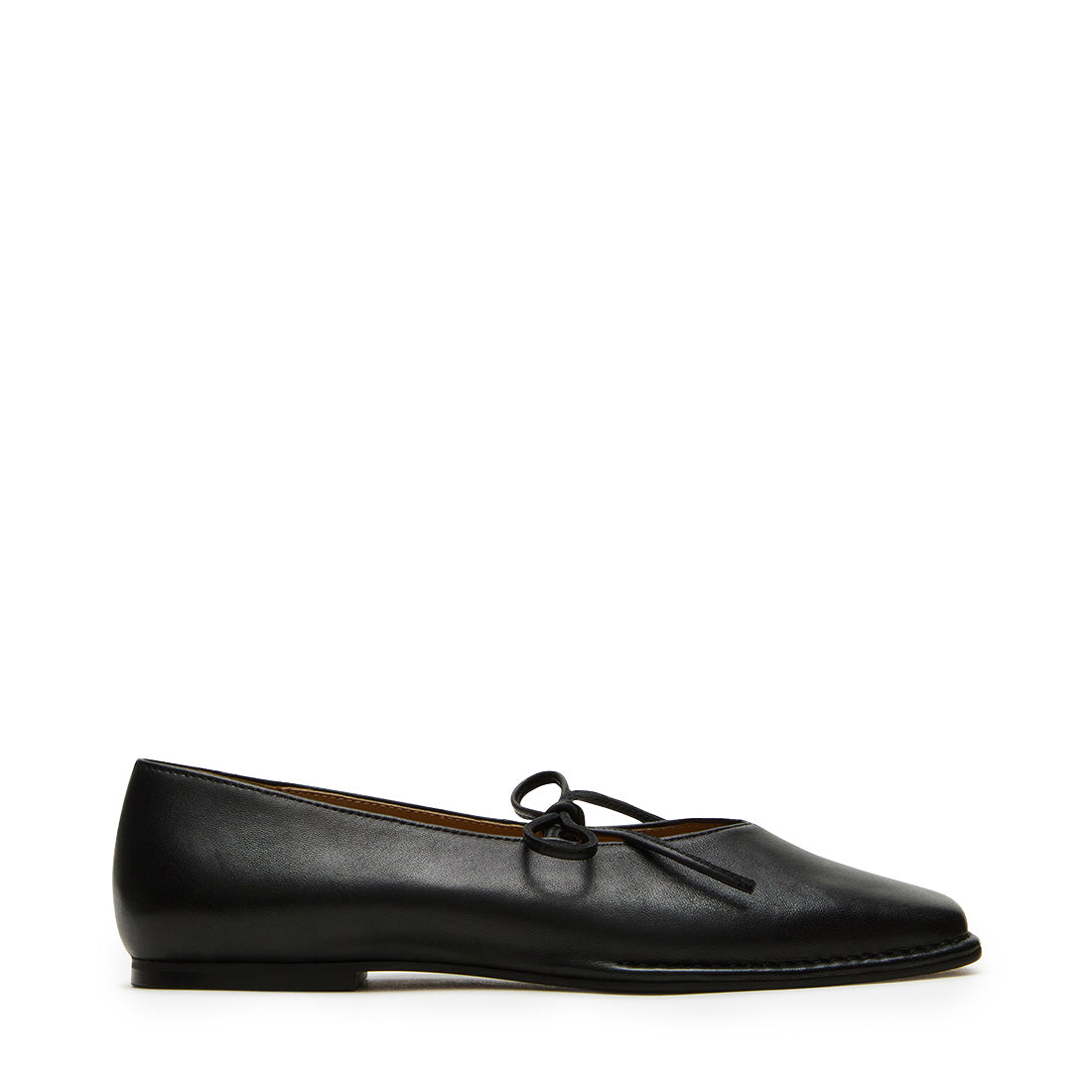 Lola Flat Shoe BLACK LEATHER