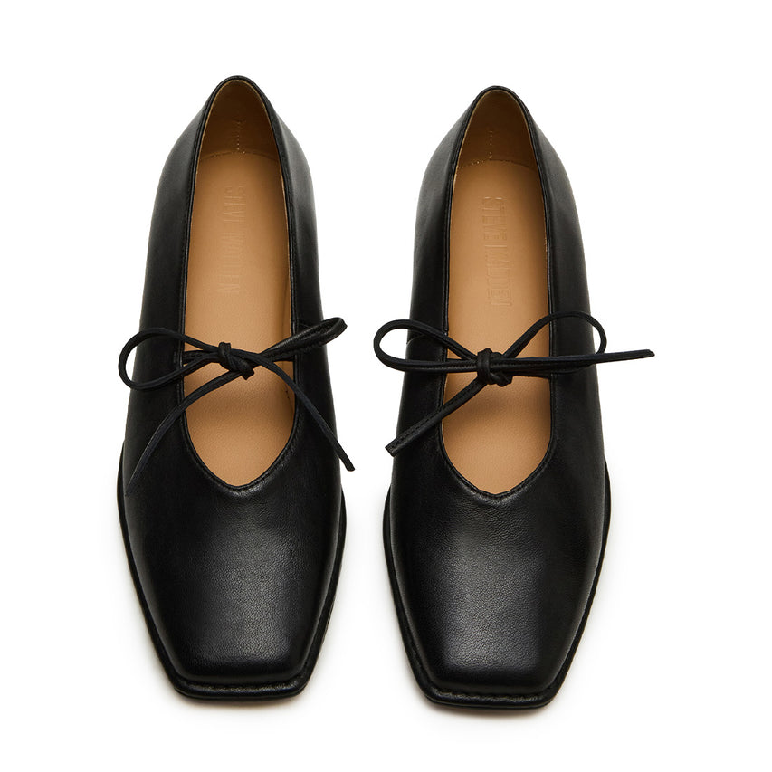 Lola Flat Shoe BLACK LEATHER - view 3