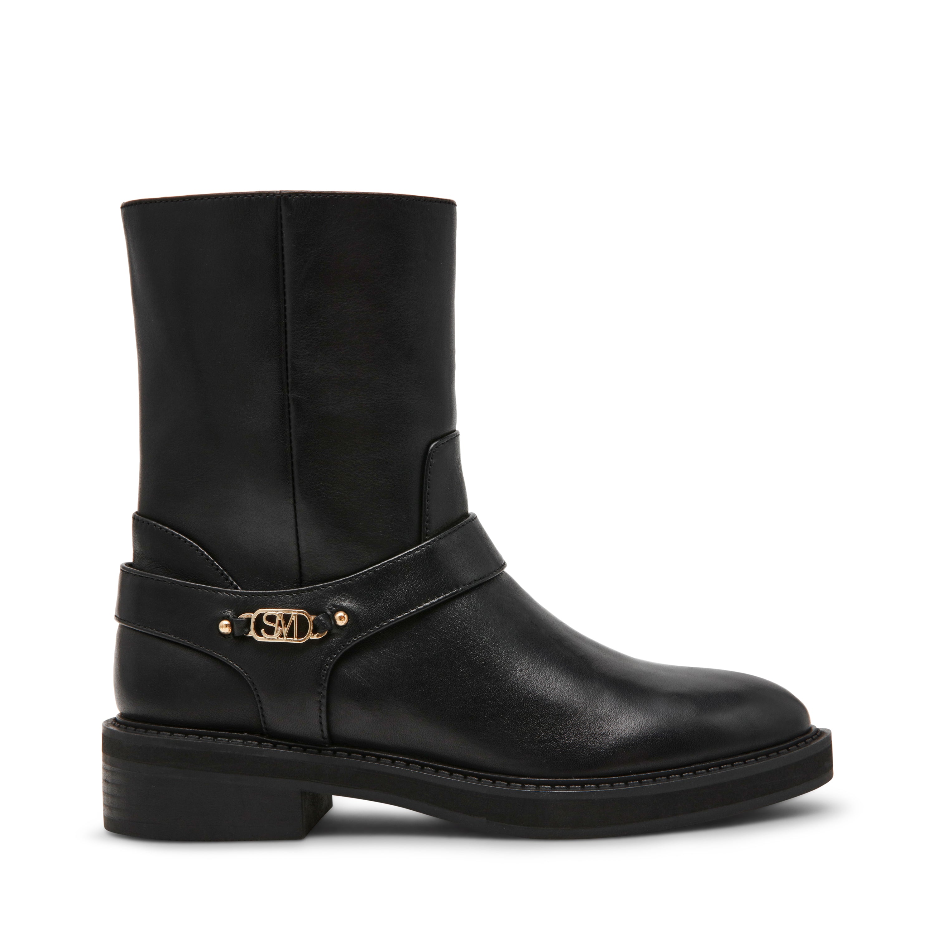 Loophole Bootie BLACK LEAT