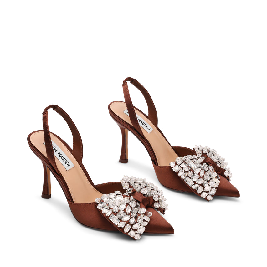 Lovie Pump BRN SATIN