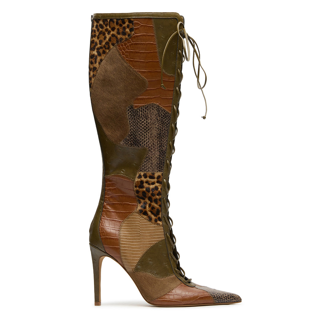 Marelyn Boot OLIVE MULTI