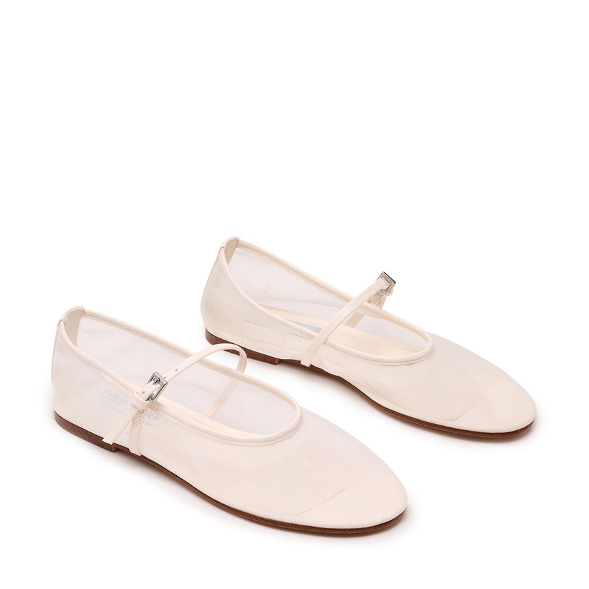 Mash Flat Shoe IVORY