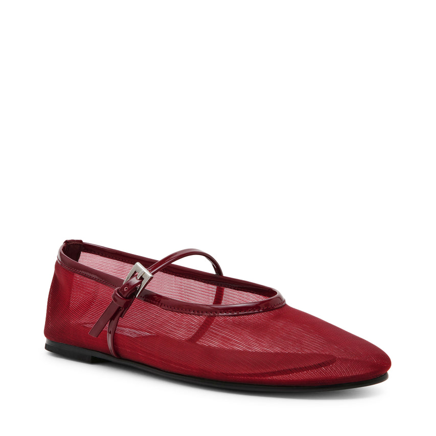 Mash Flat Shoe CHERRY RED