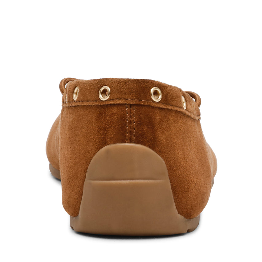 Pointe Flat Shoe CHESTNUT SUEDE