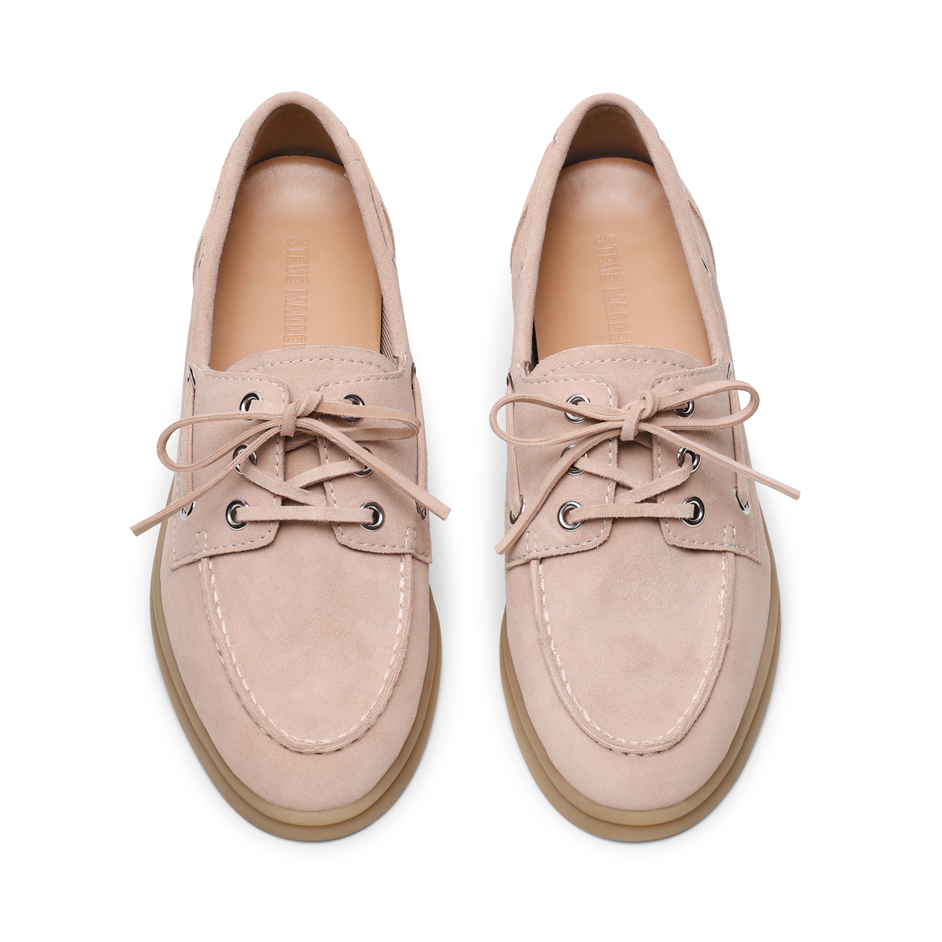 Ports Flat Shoe BONE SUEDE