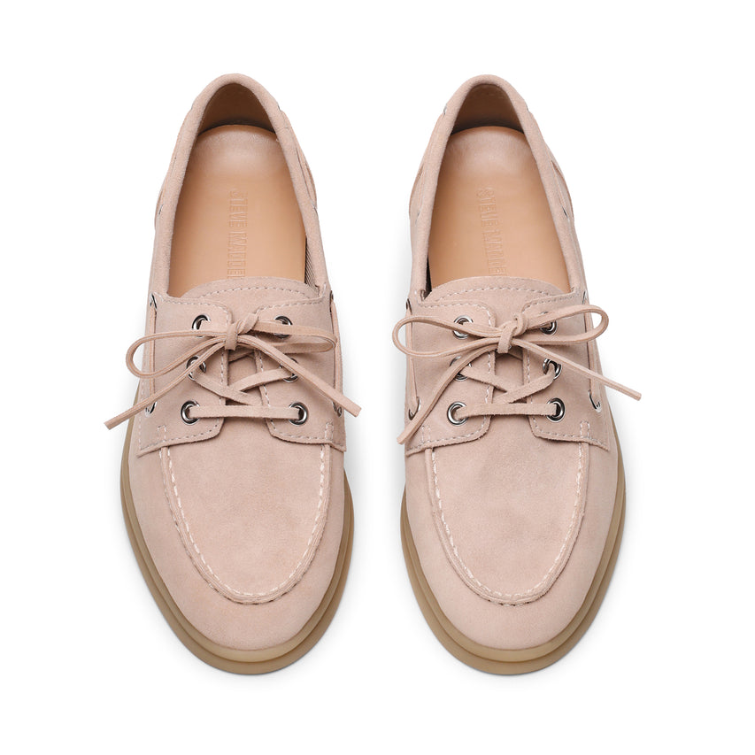 Ports Flat Shoe BONE SUEDE