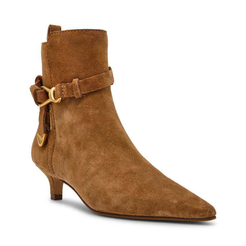 Roller Bootie TAN SUEDE