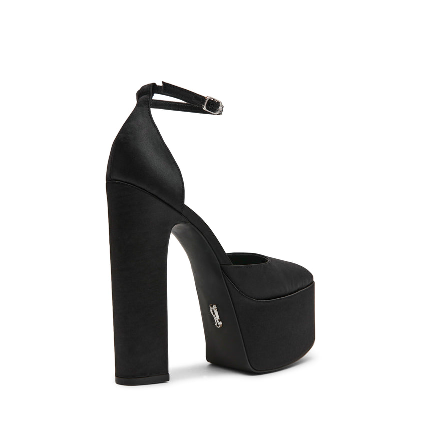 Selestine Pump BLK SATIN