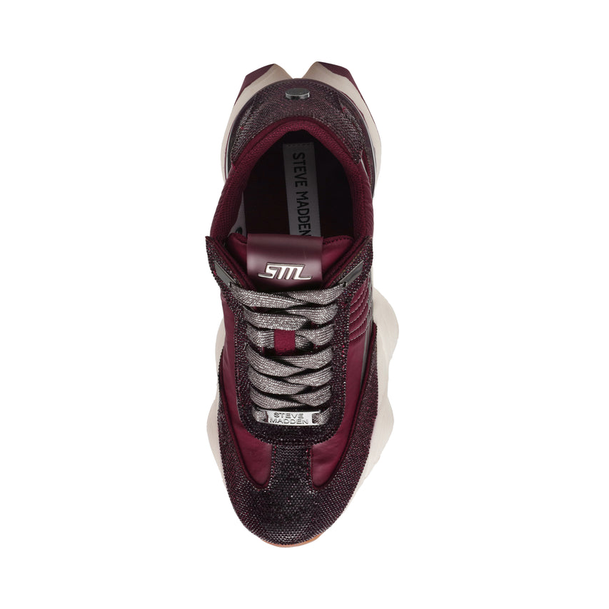 Setback-R Sneaker DK CHERRY LACQ