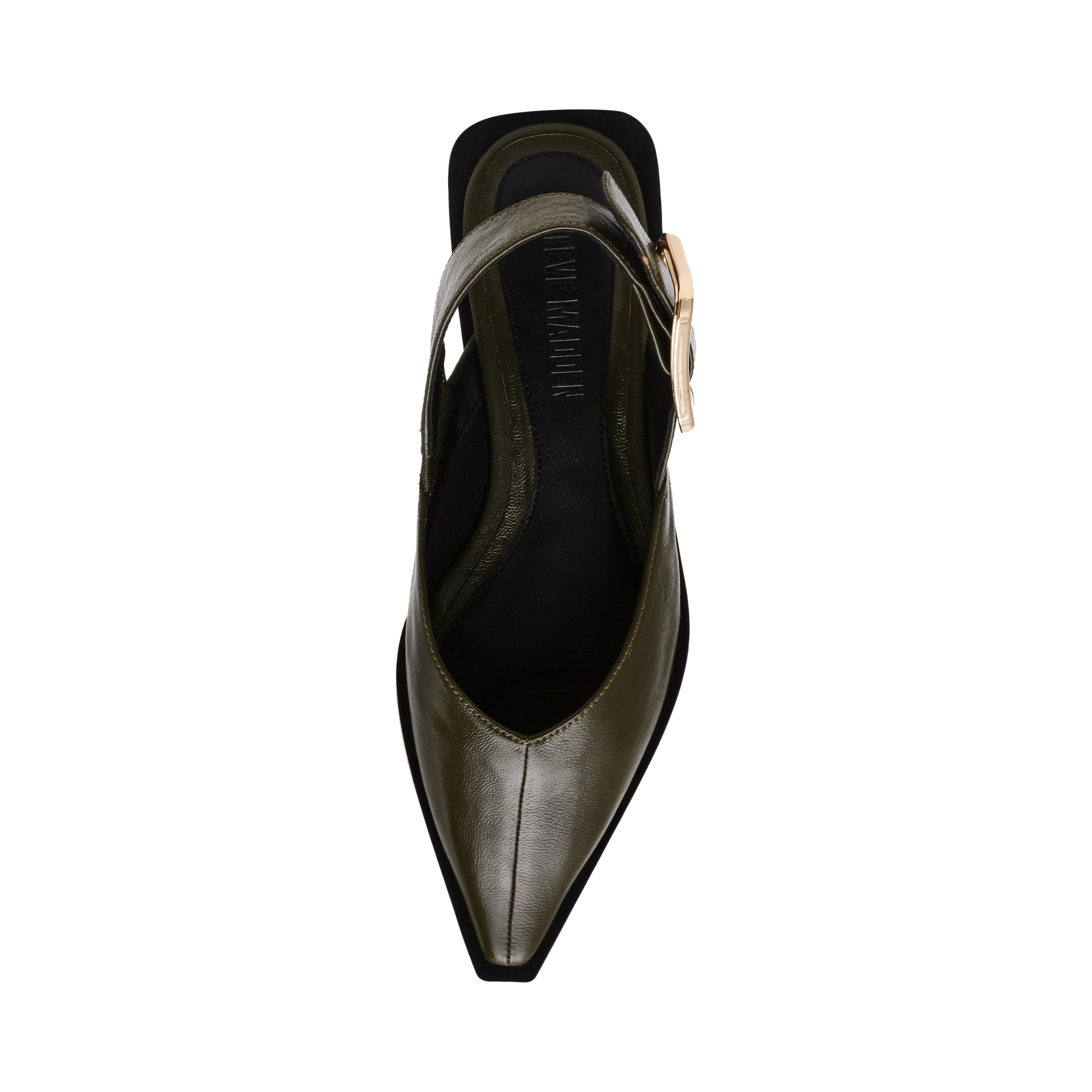 Shay Flat Shoe OLIVE LEATHER