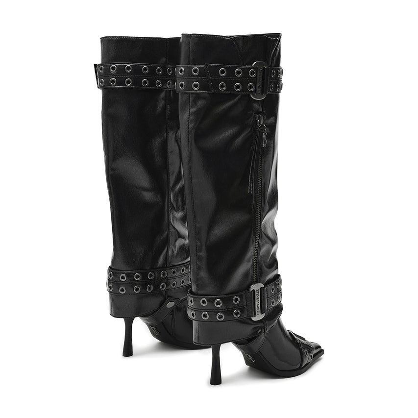 Showcaser Boot BLK CRINKLE