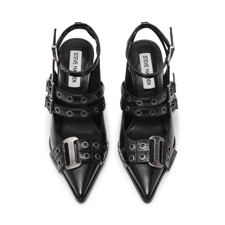 Surpass Flat Shoe BLK CRINKLE