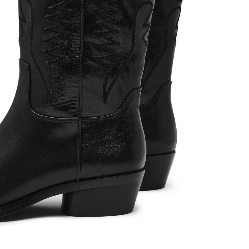 Trevi Boot BLACK LEATHER