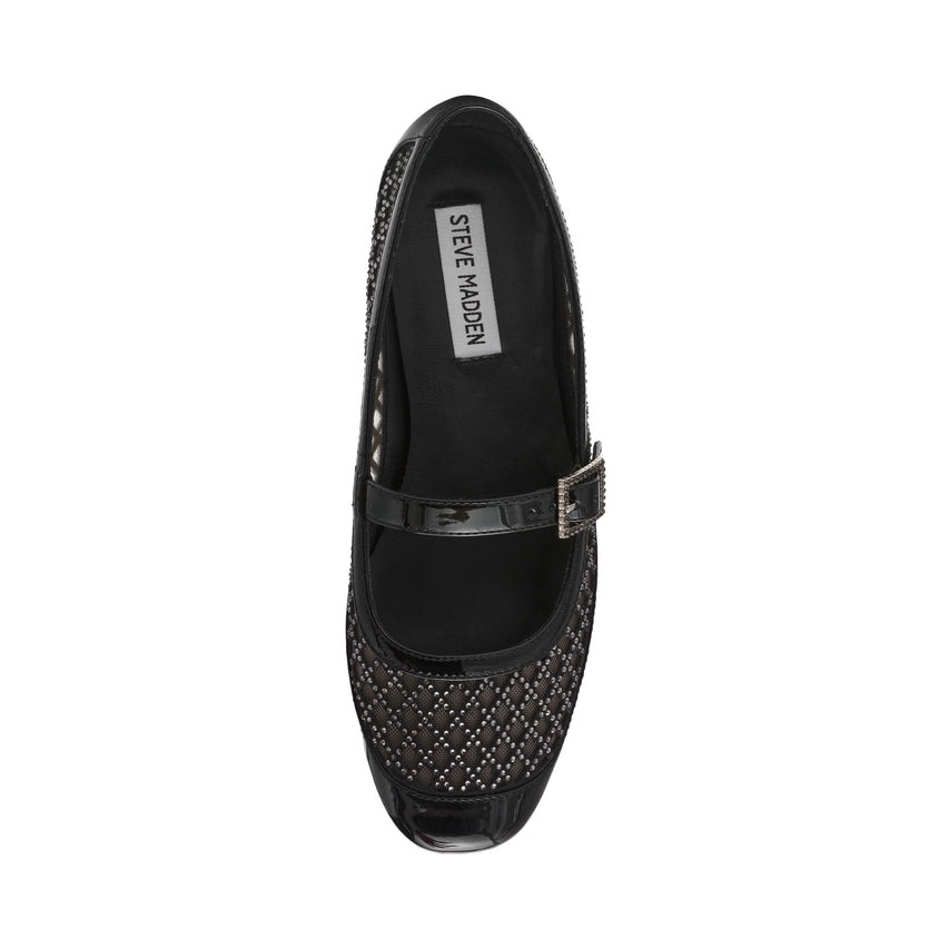 Well-Done Flat Shoe BLK PATENT