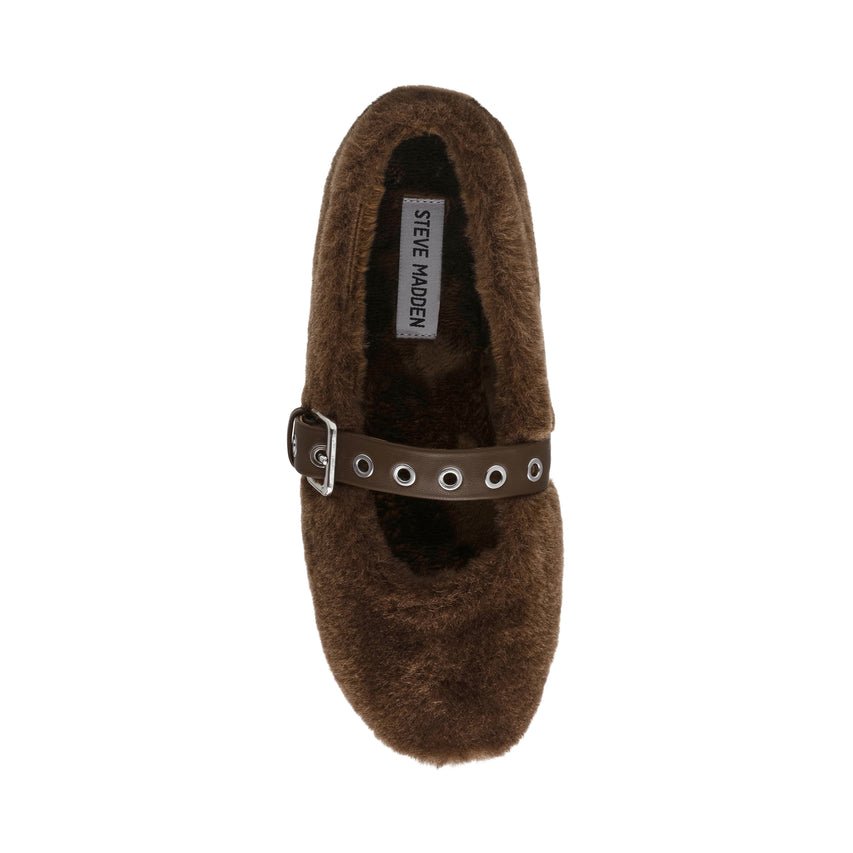 TOASTY Flat Shoe BROWN