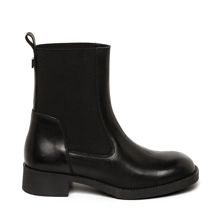 Zahrine Bootie BLACK LEATHER