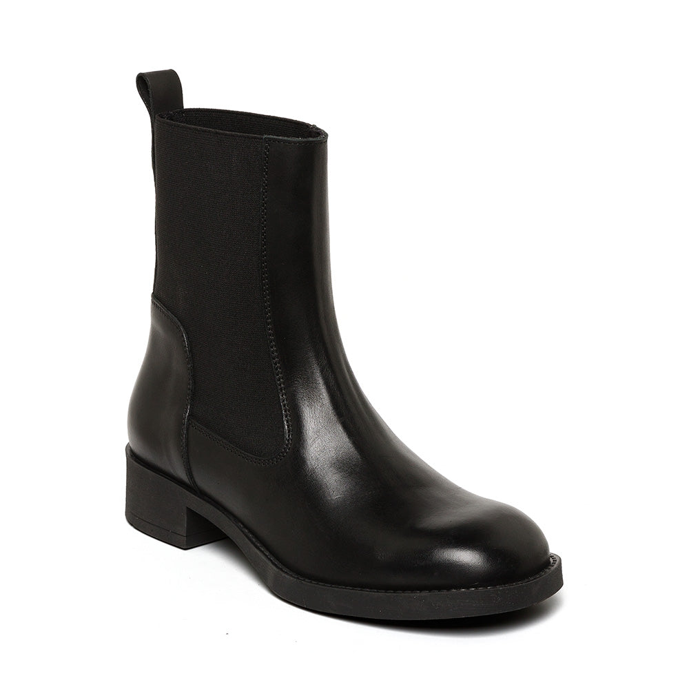 Zahrine Bootie BLACK LEATHER